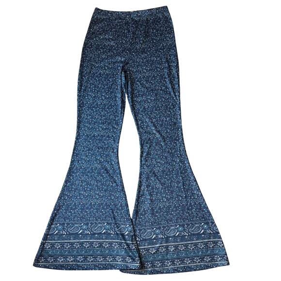 Natural Life Pull on Flare Leggings Size Medium Boho Gypsy Stretchy Comfy - Picture 1 of 5